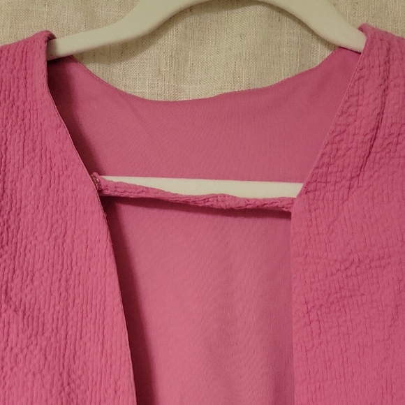 Paisley Lane Pink Textured Two-Piece Set - Picture 8 of 9